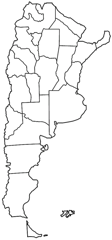 Geografi & Kartor Argentina