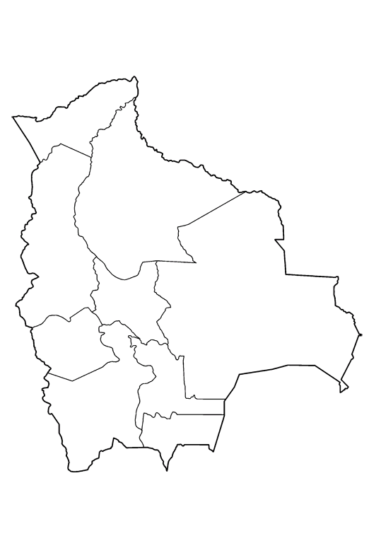 Geografi & Kartor Bolivia
