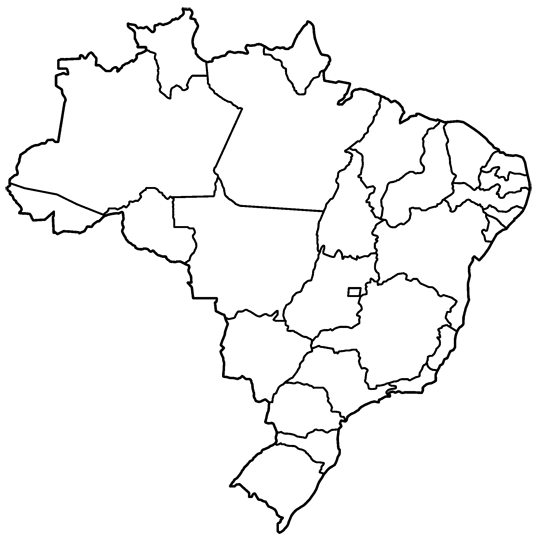 Geografi & Kartor Brazil