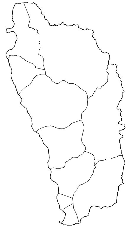 Geografi & Kartor Dominica