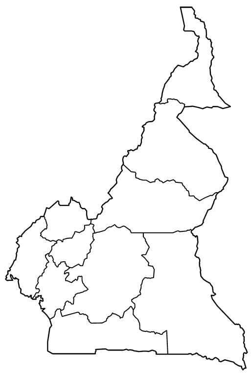 Geografi & Kartor Cameroon