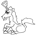 Unicorn with a different horn