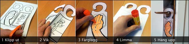 Så här gör du en dörrhängare